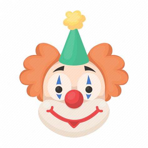 Circus Clown Emoji Expression Face Make Up Smile Icon Download