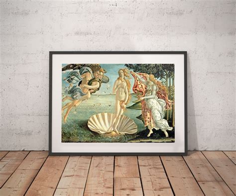 Botticelli The Birth Of Venus Botticelli Poster Botticelli Etsy
