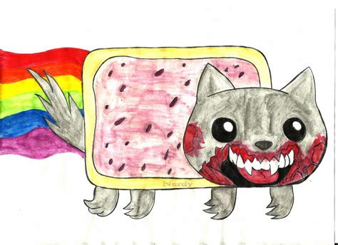 Zombie Nyan Cat By Nerdweibchen On Deviantart