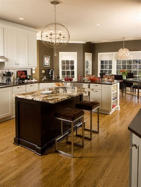 The kitchen pictured here, by ray gardner at main line kitchen design, features the second strategy. Kitchen, White Cabinets For Kitchen With Chocolate Brown ...