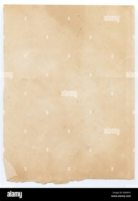 Torn Old Paper Texture Stock Photo Alamy