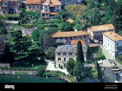Oleandra Villa Laglio Como Lake Lombardy Italy Stock Photo 7659803 Alamy