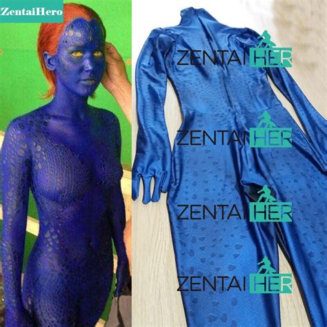 Zentaihero 3d Shade New Mystique Costume Spandex Cosplay Costume 2017 X