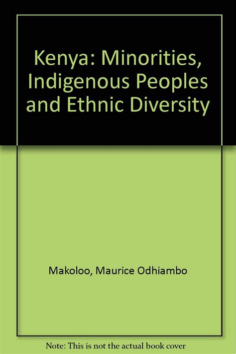 Amazon Kenya Minorities Indigenous Peoples And Ethnic Diversity