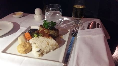 The food was amazing and the flight attendants were smiling. Travel: Singapore Airlines Business Class Book the Cook ...