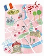 Stadtplan, Nantes, Karte, Plan – Bild kaufen – 10318285 Image Professionals