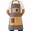 BBQ Butler Grilling Apron  Premium Canvas Deluxe Leather