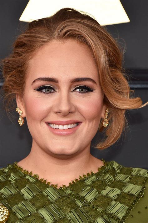 Beautiful Adele Arrives At 59th Grammy Awards Adele Hair Adele