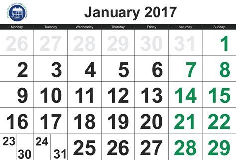 printable calendar large numbers month calendar printable
