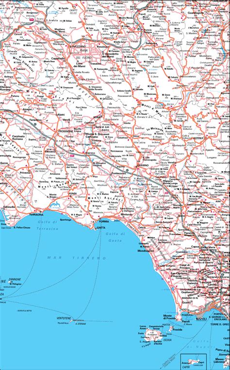 Cartina Italia Geografica Mappa Stradario D Italia Mappa