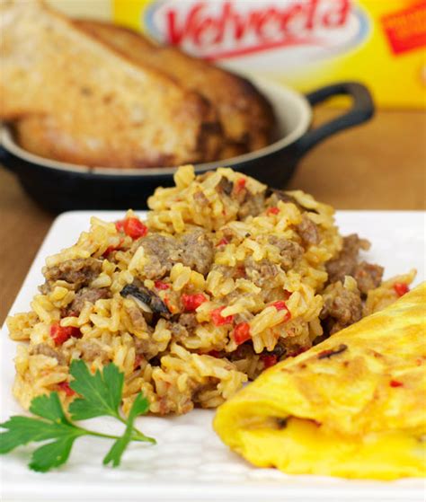 Breakfast Rice Skillet Recipe