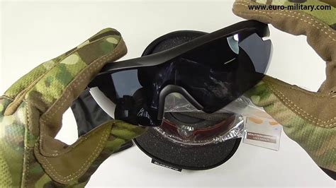 professional swiss eye® nighthawk ballistic 3 lens kit military shooting glasses youtube