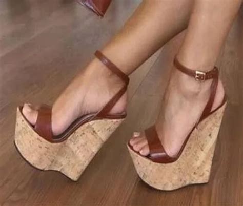 Sexy Women Wedge Sandals Big Size High Platform Summer Dress Shoes