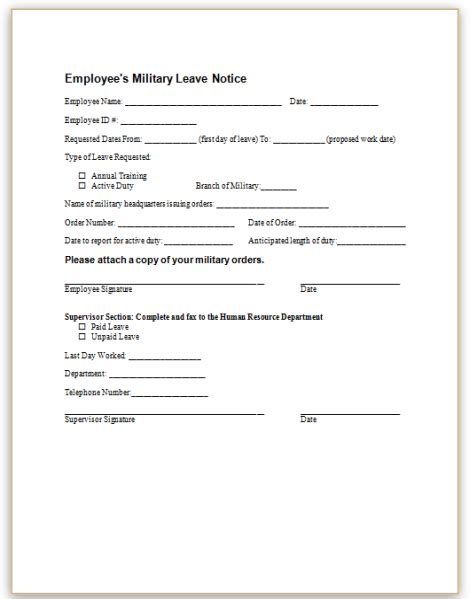 This Sample Notice Informs The Employer That An Employee Will Be Taking