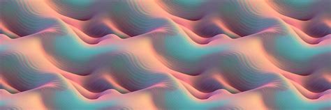 Premium Photo Pastel Neon Glow Diffused Graphic Waves Soft Shadow