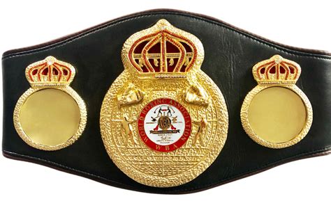 Unsigned Full Size Wba Championship Boxing Belt