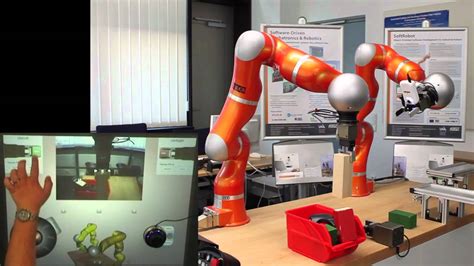 Tele Operation Using Two Kuka Lightweight Robots And Ms Surface Youtube