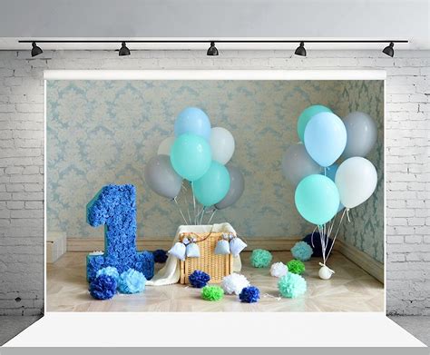 Aofoto 7x5ft Baby 1st Birthday Interior Backdrop Sweet