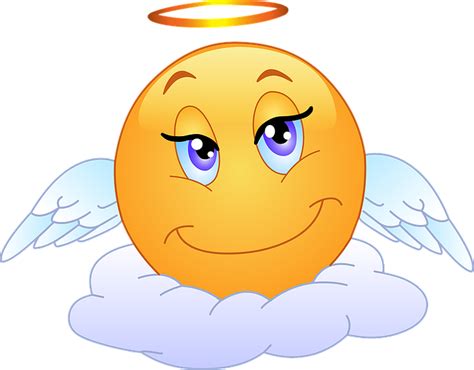 Emoji Clipart Angel Emoji Angel Transparent Free For Download On