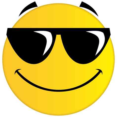 Sunglasses Emoji Transparent Designbust