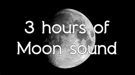 Moon Sound In High Quality White Noise Asmr Space Sounds Connect