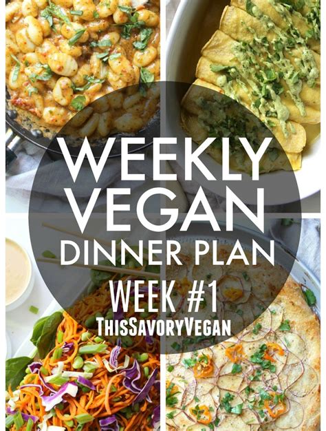 Safety standards and space constraints mean your food's made on the ground, near the airport. 5 nights worth of vegan dinners to help inspire your menu ...