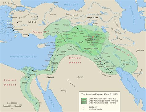 The Assyrian Empire 934 612 Bc By Undevicesimus On Deviantart