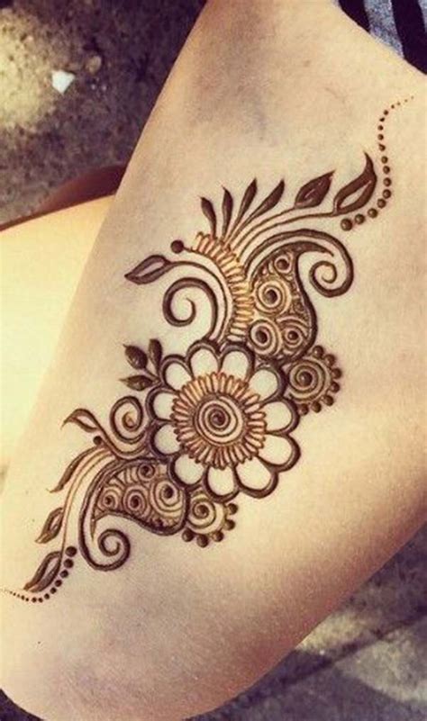 henna mehndi tattoo designs idea for thigh tattoos ideas