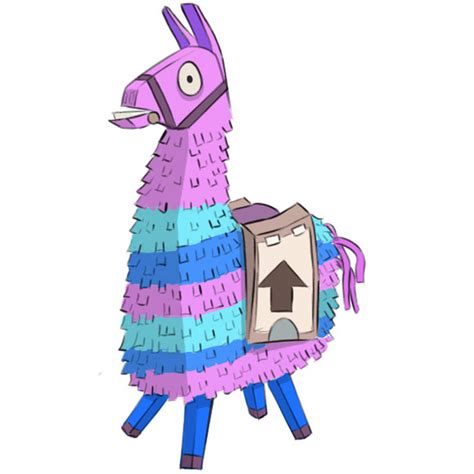 How To Draw Llama From Fortnite Easy Cartoon Drawings Easy Drawings