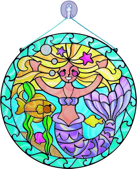 Melissa And Doug Stained Glass Mermaid Mobile Advance
