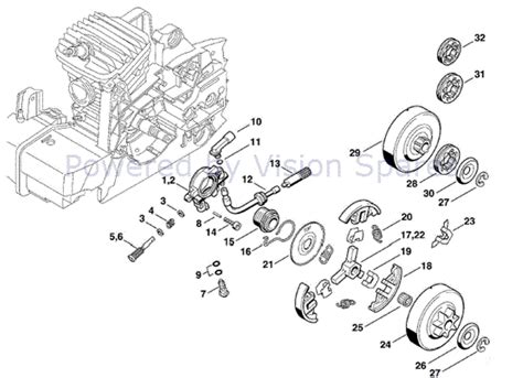 Stihl Ms290 Chainsaw Parts Diagram Free Diagram For Student