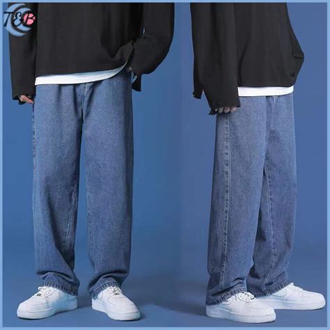 Jual Celana Jeans Korean Style Pria Celana Panjang Pria Jeans Kulot Celana Cowok Panjang