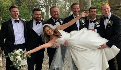 Shane Lowry And Wife Wendy Looks So Loved Up As They Step Out For Friends Lavish Wedding Rsvp