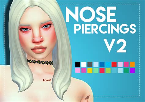 Unisex Nose Piercings V And Here Is My Second Part Of My Nose Piercings Set Its Literally Just