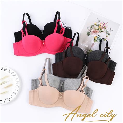 angelcity push up bra with wire wonderbra sexy comfortable underwear n221 shopee philippines