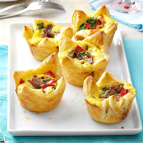 Quiche Pastry Cups Recipe Taste Of Home