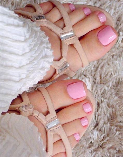 pink toe nails press on 24pcs fake full cover toe nails false etsy