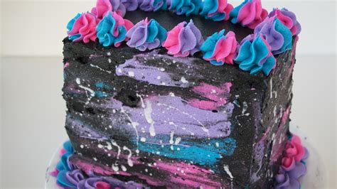 Cakes, cake bars, slices & pies. Galaxy Cake That Will Blow You Out of This World