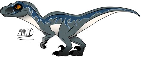 On Deviantart Blue Jurassic World Dinosaur