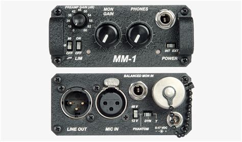 Sound Devices Mm 1 Microphone Preamplifier And Headphone Monitor 1 Channel
