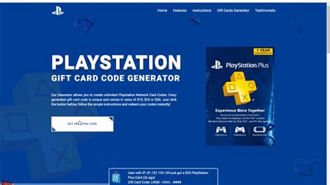 Procure free psn codes and gift cards 2020. Playstation Gift Card Code Generator Landing Page Template - YouTube