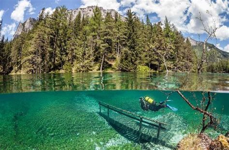 Grüner See Green Lake Orte Zum Besuchen Österreich Bilder