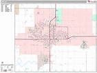Enid Oklahoma Wall Map (Premium Style) by MarketMAPS - MapSales.com