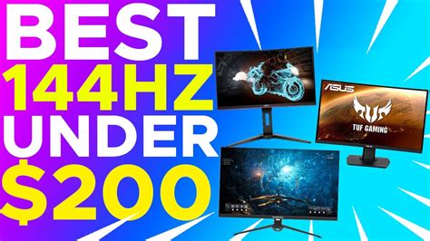 Best Budget 144hz And 165hz Gaming Monitors Under 200 2021 Monitor Buy