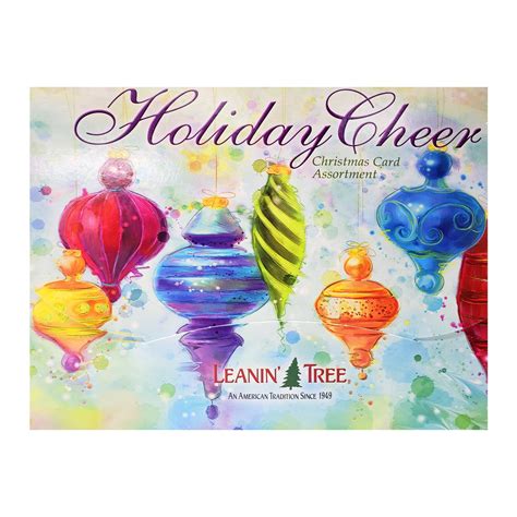 Leanin Tree Holiday Cheer Christmas Card Assortment 20 Cards