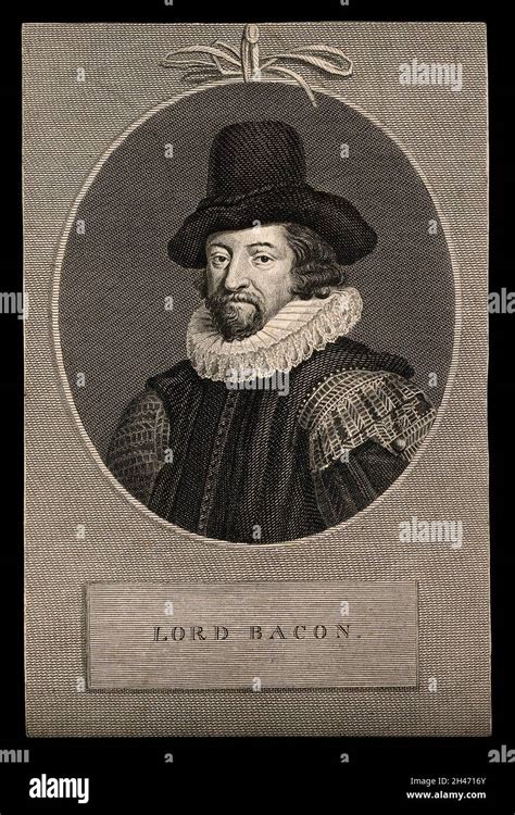 Francis Bacon Viscount St Albans Line Engraving After Blyenberch