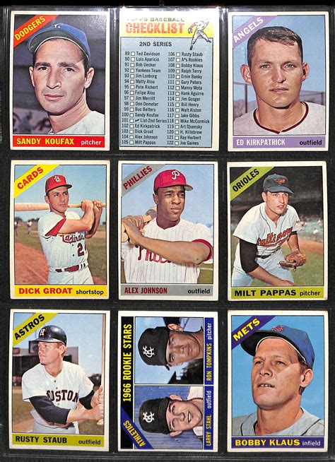 Check spelling or type a new query. Lot Detail - 1966 Topps Low Number Baseball Set [Card #1 ...