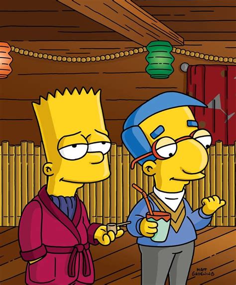 Bart Simpson And Milhouse Van Houten The Simpsons Simpson Bart Simpson