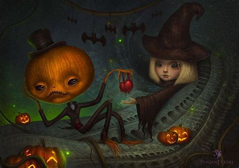 The Dark And Strange Universe By Liran Szeiman Halloween Illustration