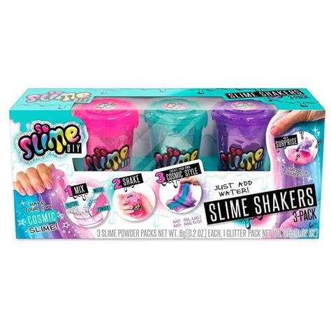 Canal So Slime Diy Shaker 3 In Pack Assorted Colours